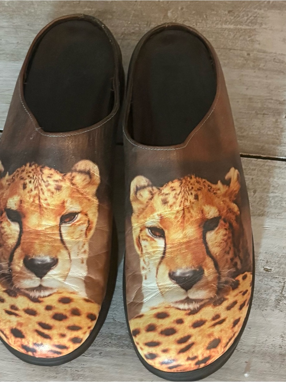 Icon Los Angeles Women’s Brown Cheetah Print Slip-On Shoes